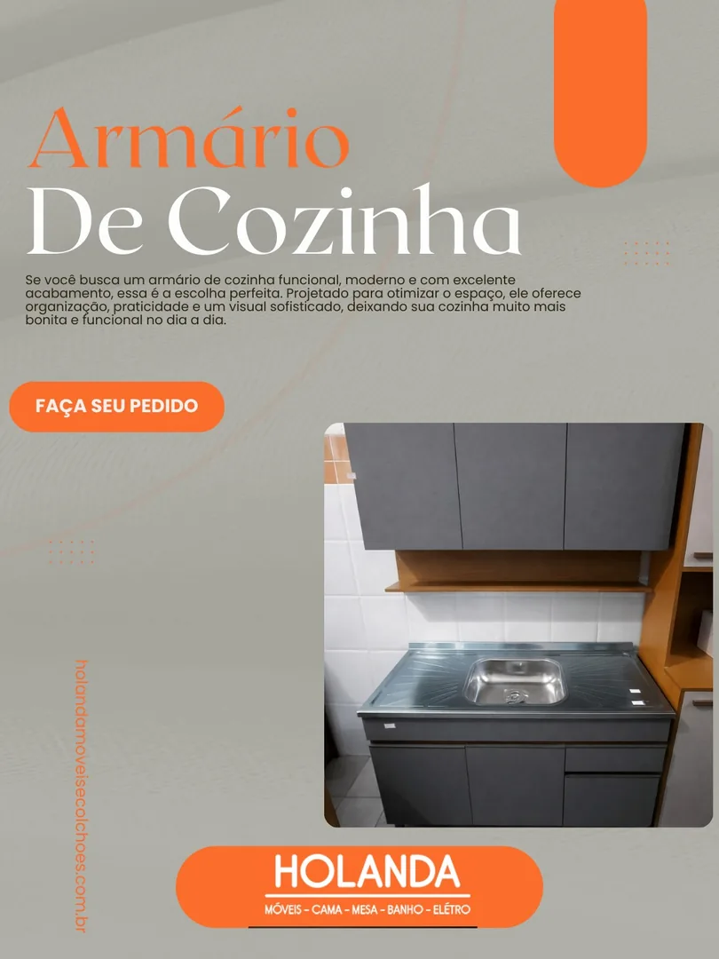 Oferta da semana: armário de cozinha - Holanda Móveis, Praia Grande